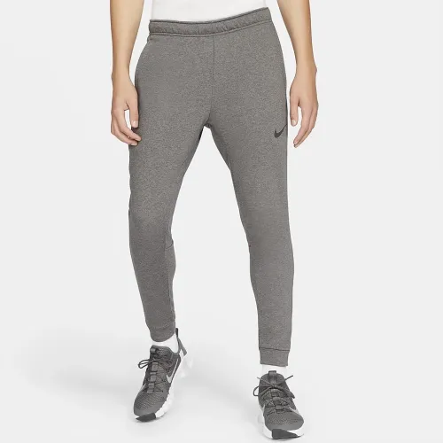 Nike Dry мужские Dri-FIT Taper Fitness Fleece Pants цвет серый