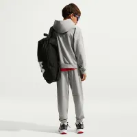 Nike Pro Big дитячі (для хлопчиків) Dri-FIT Fleece Pullover Толстовка з капюшоном колір сірий