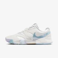 NikeCourt Lite 4 Premium Leather мужские Hard Court Tennis Кроссовки цвет белый