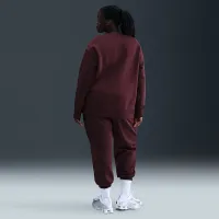 Nike Sportswear Phoenix Fleece жіноча оверсайз Crew-Neck світшот (великі розміри) колір червоний