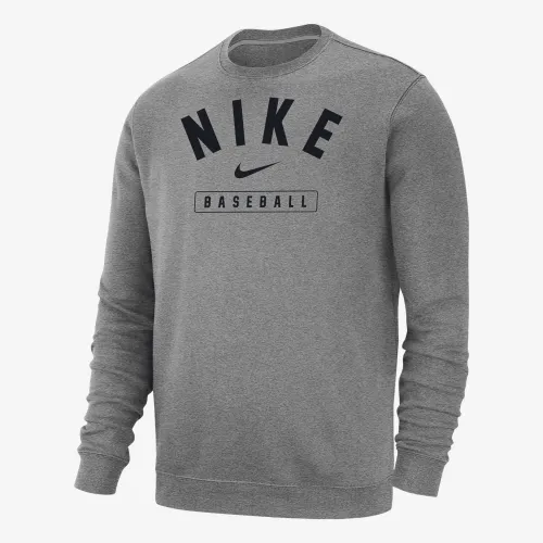 Nike Baseball чоловічі Crew-Neck світшот колір сірий