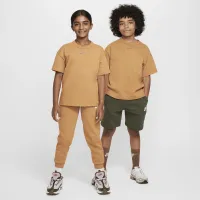 Nike Sportswear Big детские футболка цвет коричневый