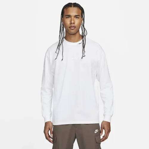 Nike Sportswear Premium Essentials чоловічі Long-Sleeve футболка колір білий