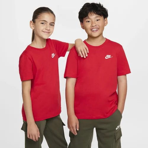 Nike Sportswear Big детские футболка цвет красный