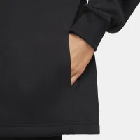 Nike Sportswear Club Fleece жіноча оверсайз Mock-Neck світшот колір чорний