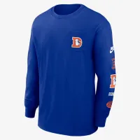 Denver Broncos Rewind Max90 Pocket чоловічі Nike NFL Long-Sleeve футболка блакитний