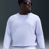 Nike Club мужские Fleece Crew цвет фиолетовый