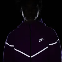 Nike Tech Windrunner чоловічі Reflective Details Fleece Full-Zip Куртка колір фіолетовий