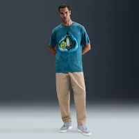 Nike мужские баскетбольные футболка синий