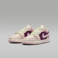 Nike Air Jordan 1 Low SE Big детские Кроссовки цвет коричневый
