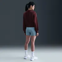 Nike Sportswear Phoenix Fleece жіноча 1/4-Zip Cropped світшот колір червоний