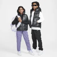 Nike Sportswear Heavyweight Synthetic Fill EasyOn Big детские Therma-FIT Repel Loose Hooded Vest цвет черный