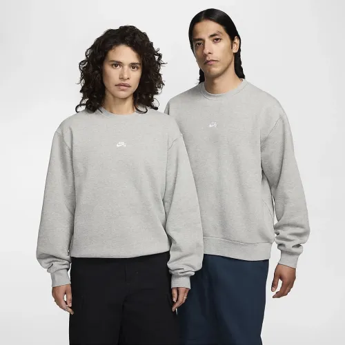 Nike SB Fleece Skate Crew колір сірий