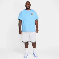 Nike мужские Max90 баскетбольные футболка синий