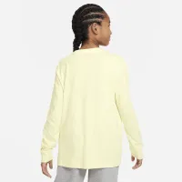 Nike Sportswear Big дитячі (Girls') Long-Sleeve футболка колір зелений