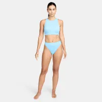 Nike жіноча З високою талією Bikini Swim Bottom блакитний
