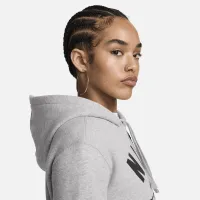 Nike женская волейбольные Pullover Толстовка с капюшоном цвет серый