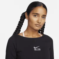 Nike Air женская Long-Sleeve Top цвет черный