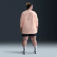 Nike Sabrina женская Long-Sleeve баскетбольные футболка (большие размеры) Pink