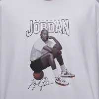 Nike Jordan жіноча оверсайз Graphic футболка колір білий