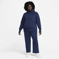 Nike Sportswear Phoenix Fleece женская оверсайз Pullover Толстовка с капюшоном (большие размеры) синий