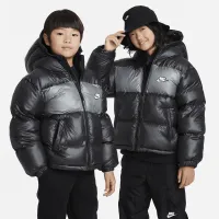Nike Sportswear Heavyweight Synthetic Fill EasyOn Big Kids' Therma-FIT Repel Loose Hooded Куртка цвет черный