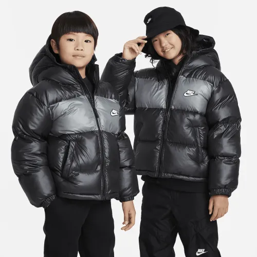 Nike Sportswear Heavyweight Synthetic Fill EasyOn Big Kids' Therma-FIT Repel Loose Hooded Куртка колір чорний