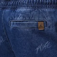 Nike Jordan MJ Flight Heritage Big детские Denim шорты синий