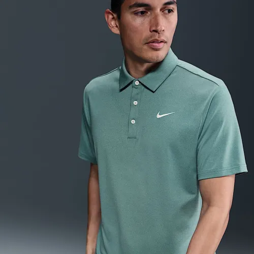 Nike Tour чоловічі Dri-FIT Heatheколір червоний для гольфу Polo колір зелений