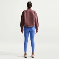 Nike Universa жіноча З високою талією 7/8 лосіни with No Front Seam блакитний