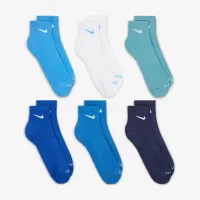 Nike Everyday Plus Cushioned тренувальні Ankle шкарпетки (6 пар) різнокольорові
