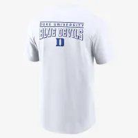 Duke синий Devils мужские Nike College футболка цвет белый