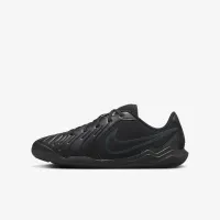 Nike Jr. Tiempo Legend 10 Club Little/Big детские Indoor/Court Low-Top Soccer Кроссовки цвет черный