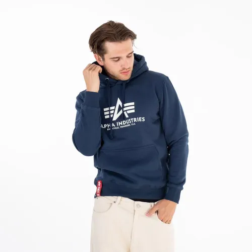 Кофта/футболка Alpha Industries Basic Hoody 178312435 - Синя