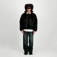 Куртка Alpha Industries Fur Puffer Wmn 14800203 -  Черная
