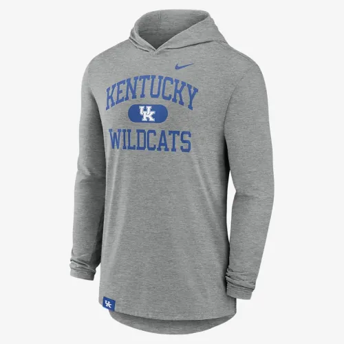 Kentucky Wildcats Blitz чоловічі Nike Dri-FIT College Long-Sleeve Hooded футболка колір сірий