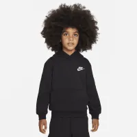 Nike Sportswear Club Fleece Little детские Pullover Толстовка с капюшоном цвет черный