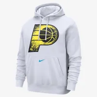 Indiana Pacers Club City Edition чоловічі Nike NBA Fleece Pullover Толстовка з капюшоном колір білий