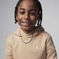 Nike Jordan MJ Brooklyn Fleece Little детские 2-Piece Pullover Толстовка с капюшоном набор цвет коричневый