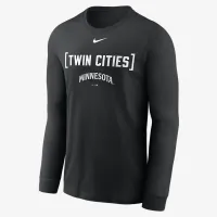Minnesota Twins Fashion чоловічі Nike MLB Long-Sleeve футболка колір чорний