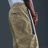 Nike Tech мужские Open-Hem Woven Pants цвет коричневый