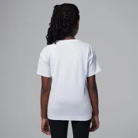 Nike Jordan Little дитячі Push Through Graphic футболка колір сірий