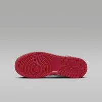 Nike Air Jordan 1 Mid Big детские Кроссовки цвет черный