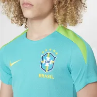 Brazil Strike Big дитячі Nike Dri-FIT Soccer Short-Sleeve Knit Top блакитний