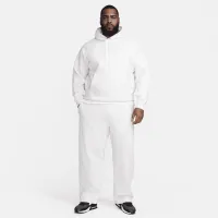 Nike Solo Swoosh чоловічі Open-Hem Fleece Pants колір коричневий