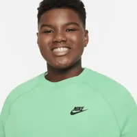 Nike Sportswear Tech Fleece Big дитячі (для хлопчиків) світшот (Extended Size) колір зелений