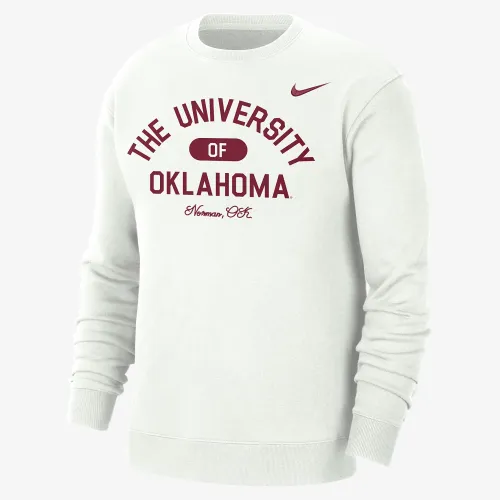 Oklahoma чоловічі Nike College Crew-Neck Top колір білий