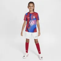 USMNT Academy Pro Big дитячі Nike Dri-FIT Soccer Pre-Match Short-Sleeve Top колір білий