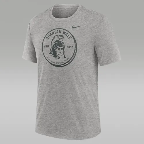 Michigan State Spartans Local Campus Time Honoколір червоний Tradition чоловічі Nike College футболка колір сірий