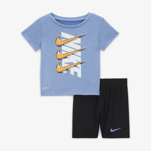Nike Dri-FIT Dropнабор Baby (12-24M) шорты набор синий